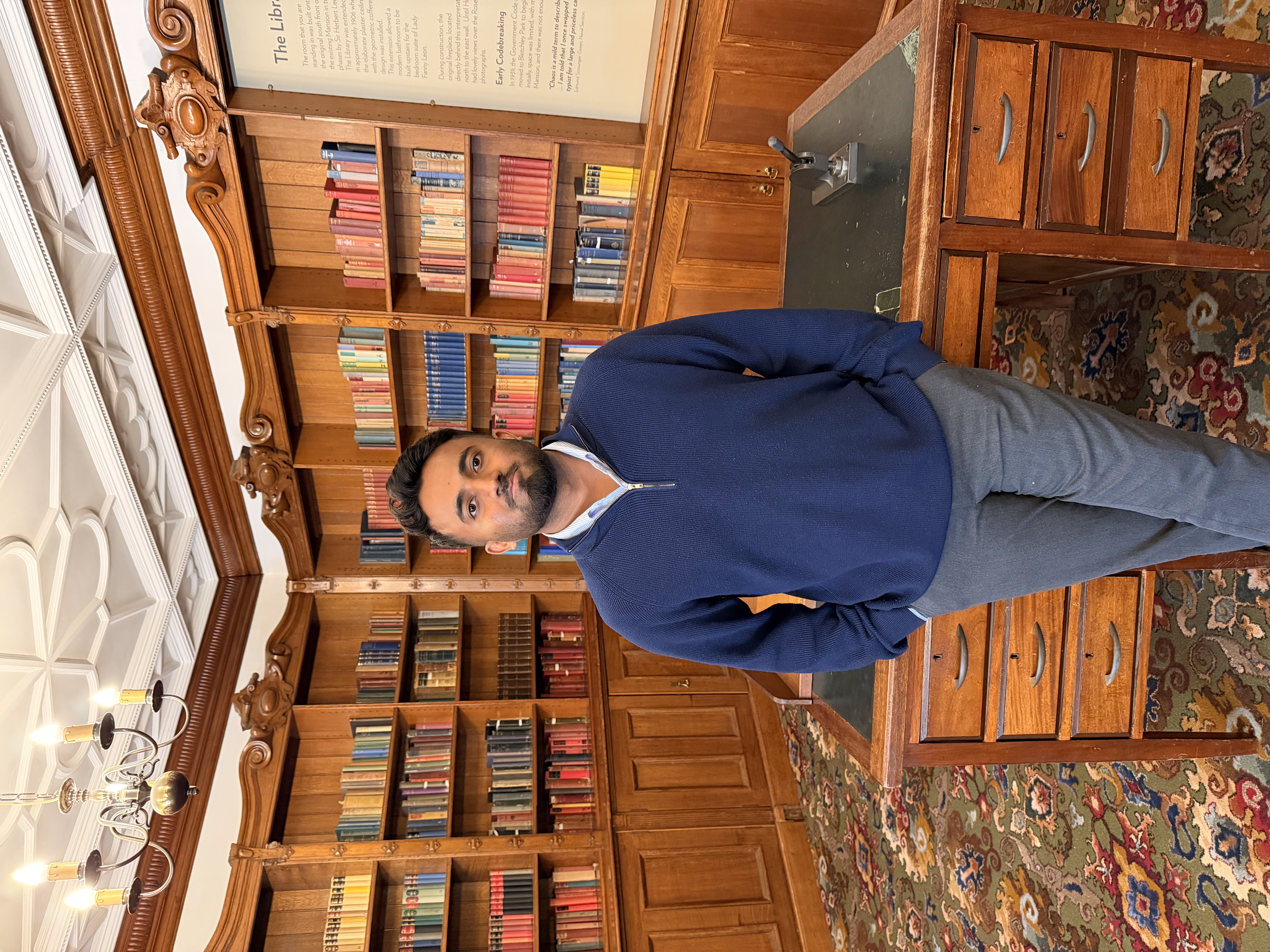 Historic Library at Bletchley Park