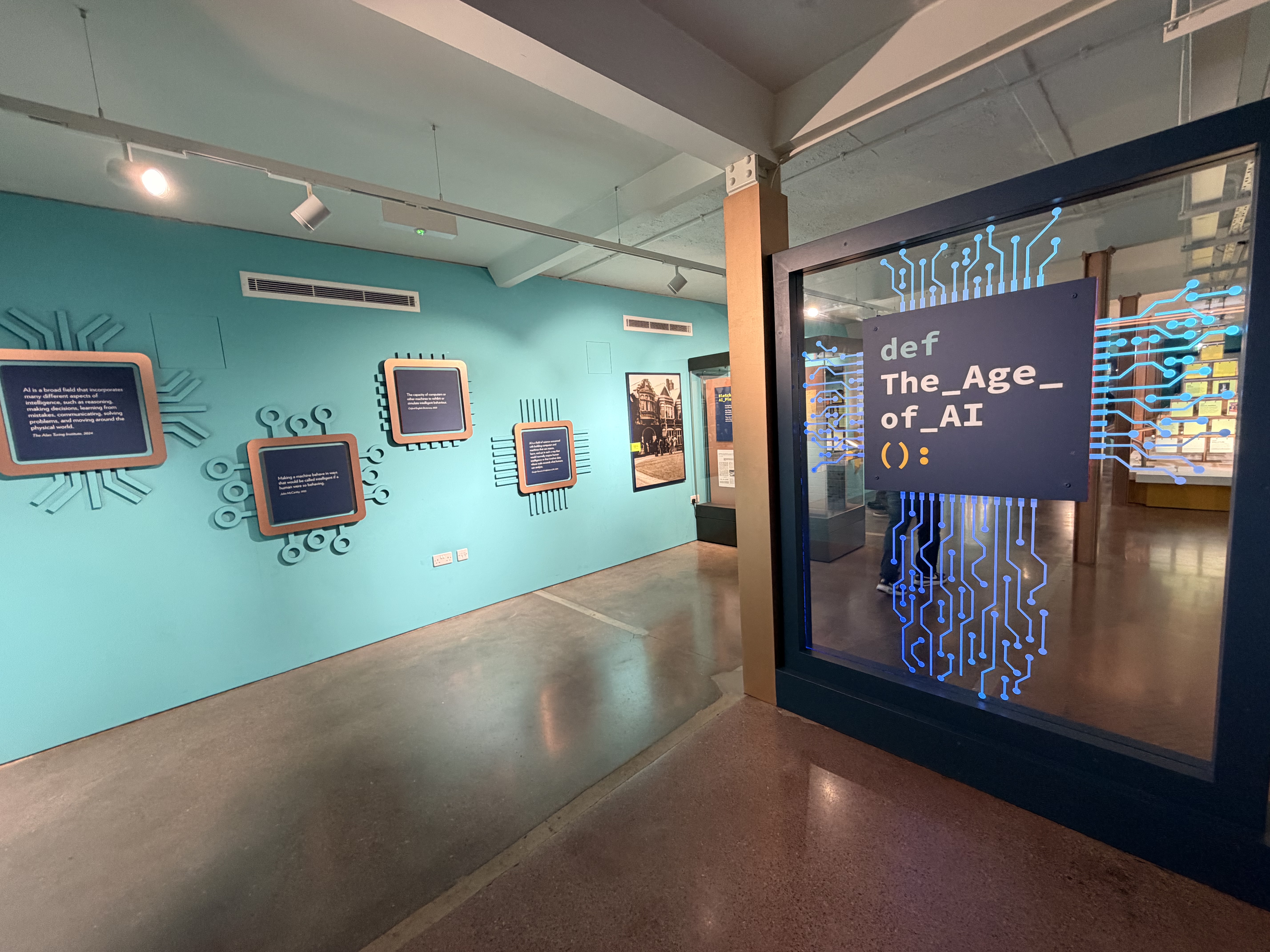 AI Exhibit Information Displays